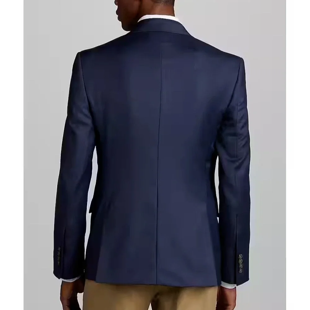 Jos A Bank Mens Sportcoat Blazer Jacket Bright Navy 100%wool Tailored Fit 60R